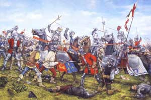 King Henry VII at the Battle of Bosworth