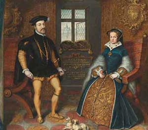 Queen Mary I and King Philip II