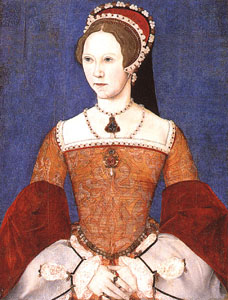 Queen Mary I aged 28 yrs